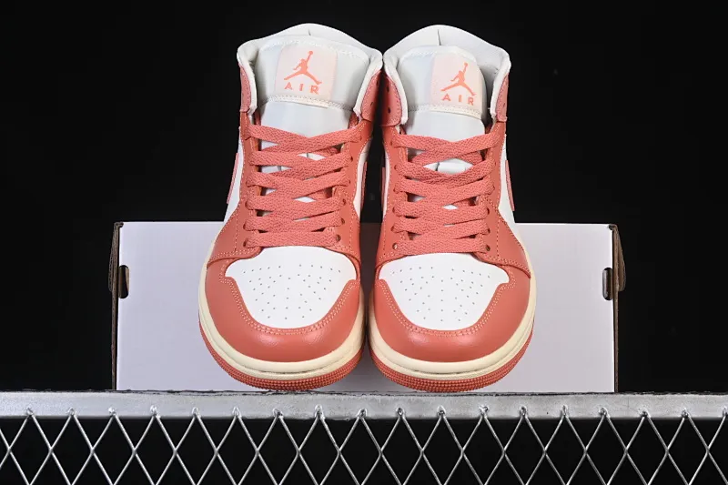 All categories Air Jordan Jordan series basketball shoes Air Jordan 1 Mid G version pure original Air Jordan 1 Mid AJ1 Joe 1 Sunshine Orange DQ8426-180